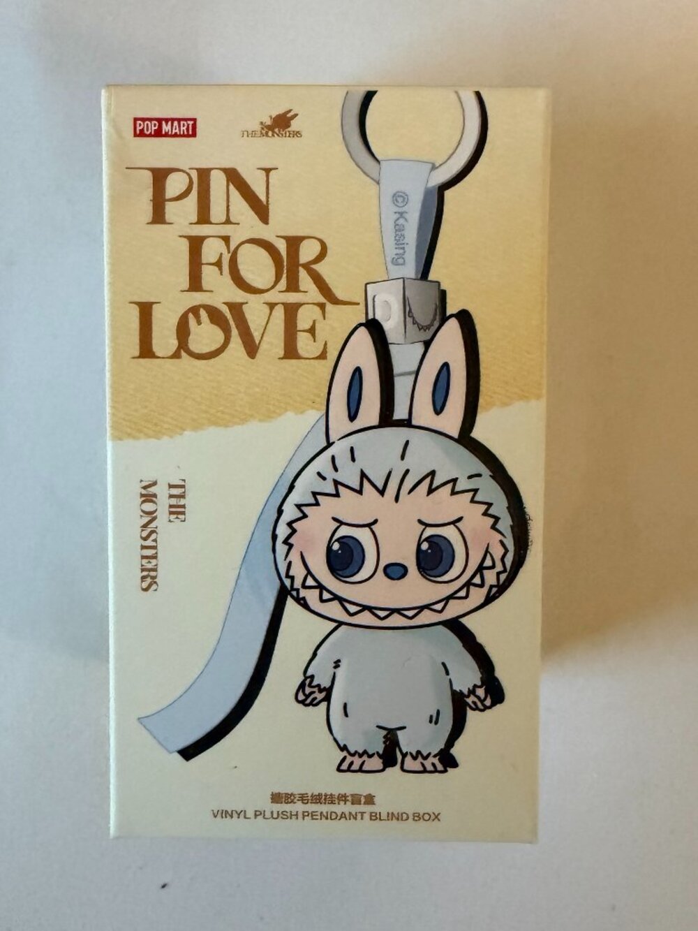 Pop Mart Labubu Pin for Love Pendant Blind Box Yellow A-M 1 Random New Sealed